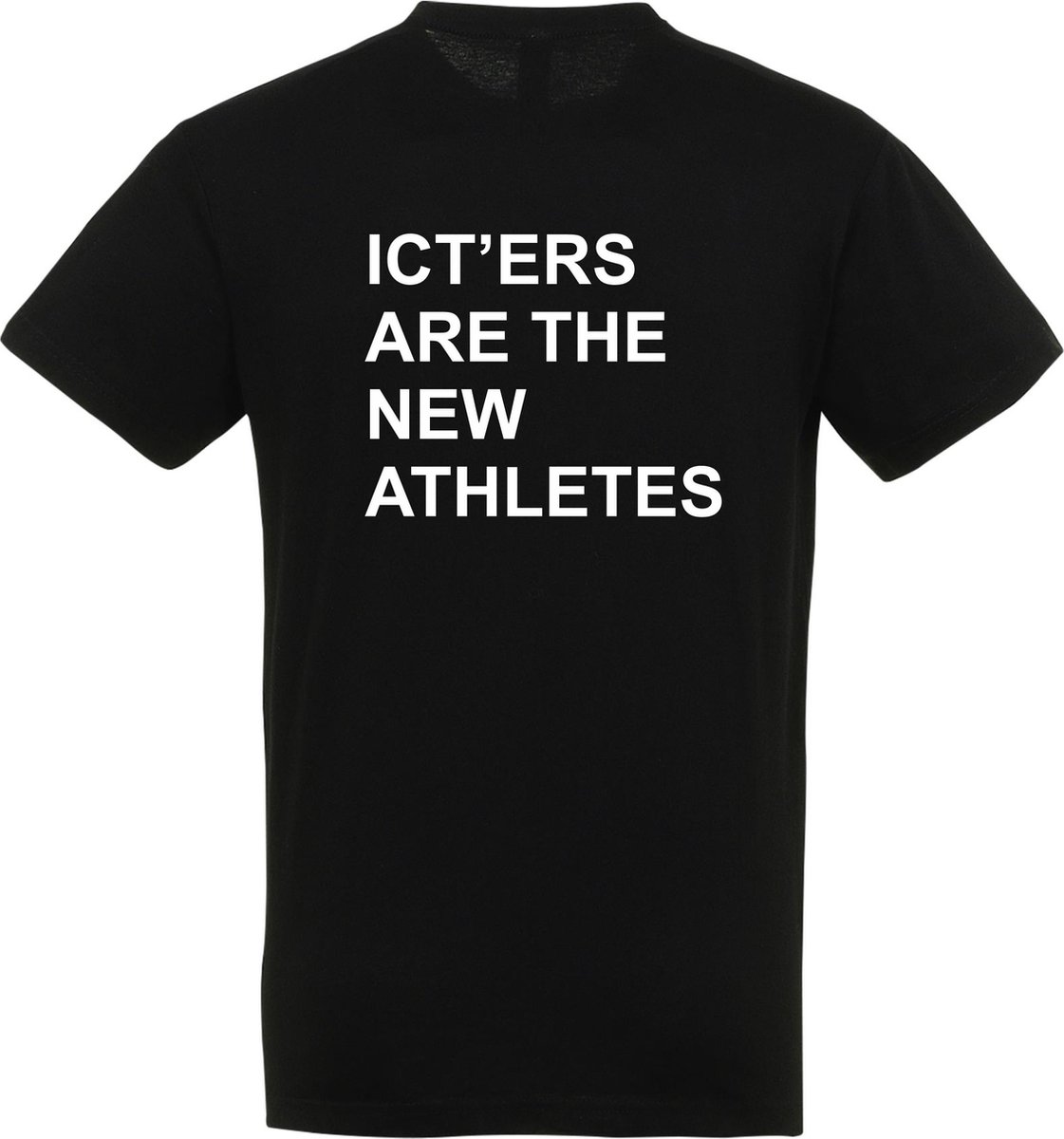 T-shirt ICTERS ARE THE NEW ATHLETES| T-shirt heren grappig | grappige cadeaus voor mannen | Zwart | maat 3XL